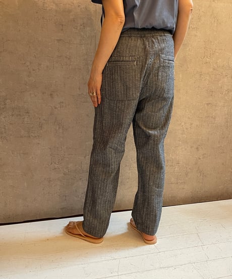 TP-0471　ラスティックパンツ　NAVY HERRINGBONE