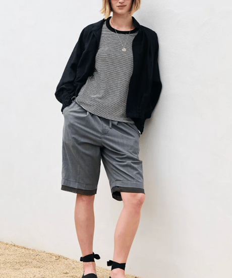 DP-0571　サマーウールハーフパンツ　TOP GREY