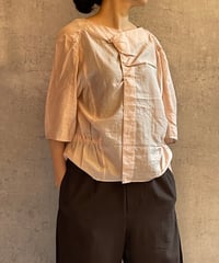 DS-0771　シャーリングシャツ　PINK