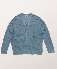 DG-0271　ラミーカーディガン　POWDER BLUE