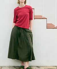 DB-0271　ボヘミアンスカート　KHAKI