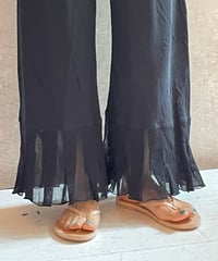 OUVERT（ウーヴェル）　2610803. cottonチュールパンツ BLACK