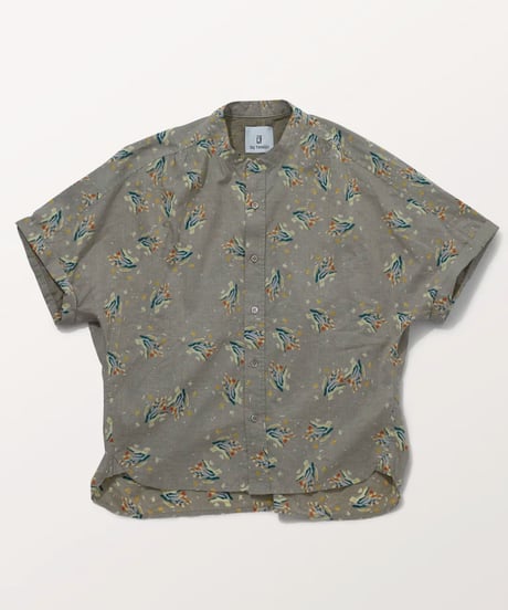 DS-0371　プリントカフスシャツ　GREEN