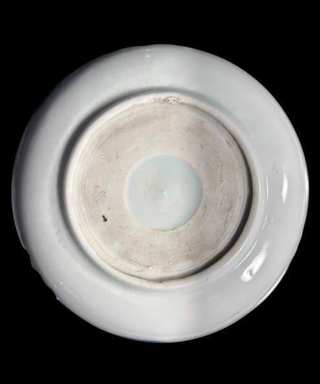 江戸後期 古伊万里 染付 盃洗 獅子牡丹図 深鉢 飾皿 陶器 時代物 骨董品 アンティーク