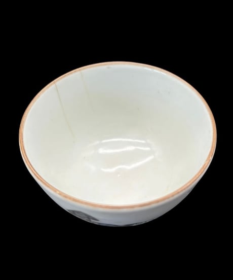 【5客セット】 九谷 加賀 湯冷まし 湯呑み 色絵 梅鶴仙人図 茶器 九谷焼 和食器 陶器 時代物 骨董品 アンティーク