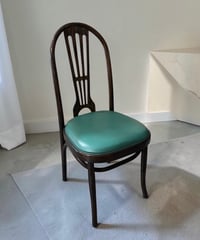 Oliver オリバーチェア 木製 ベントウッド ダイニングチェア 一人掛け ターコイズ 椅子 チェア アンティーク