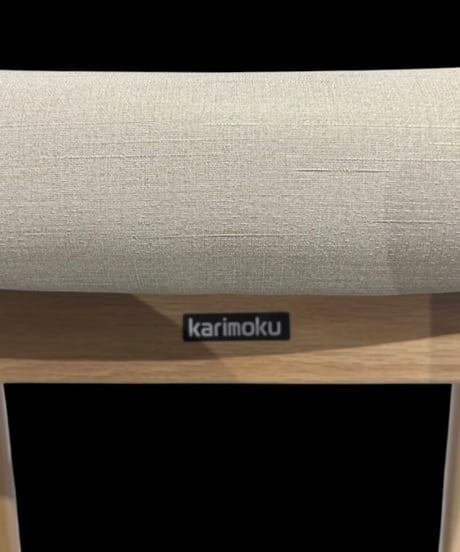 カリモク家具 スタッキングチェア karimoku ロースツール オーク材 ホワイト 日本製 椅子 レトロ アンティーク