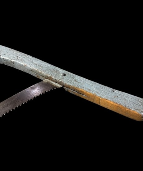 イギリス ヴィンテージ 弓鋸 バックソー 大鋸 ノコギリ 古民具 装飾品 時代物 古道具 骨董品 アンティーク