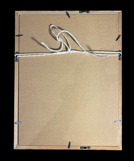 板画家 森 貘郎 木版画 印あり 額装 風景 額 壁掛 絵画 雑貨 インテリア アンティーク コレクション