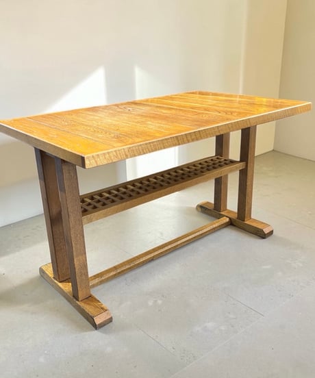 アンティーク調 ダイニングテーブル 木目調 テーブル 天然 ナチュラル 自然 カントリー 作業台 家具 インテリア アンティーク