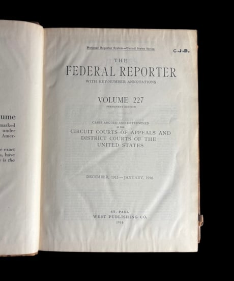 3冊セット Federal Reporter アメリカ 古籍 古書 インテリア 置物 骨董品 アンティーク