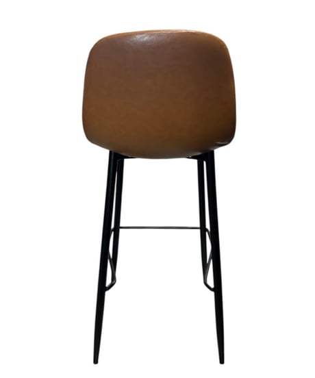 HOWARD BAR CHAIR キャメル バーチェア 鉄脚 カウンターチェア アイアン レトロ アンティーク