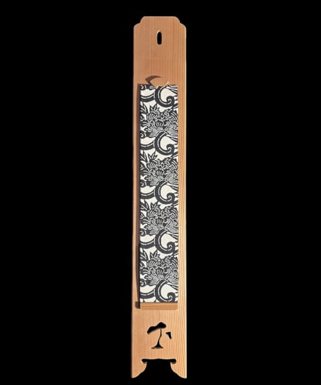 木製 短冊掛け 松 壁掛 短冊 和風 インテリア 工芸品 骨董品 アンティーク コレクション