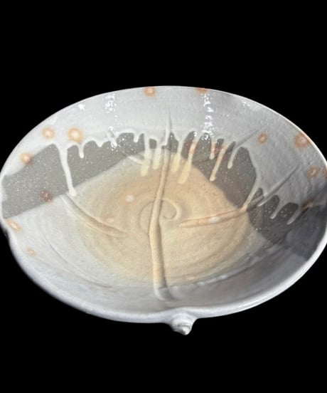 萩焼 仙舟窯 萩菓子器 葉型皿 作家物 共箱 葉 裏印 茶道具 和食器 陶芸 骨董品 アンティーク
