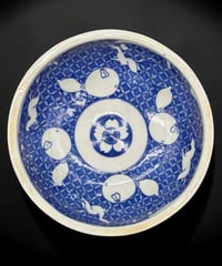 江戸期 古伊万里 染付 菓子鉢 瓢箪 馬 印判 鉢 取り皿 飾り皿 和食器 陶器 骨董品 アンティーク