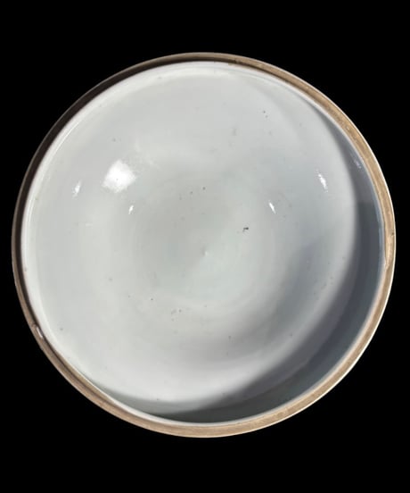 江戸後期 古伊万里 染付 微塵唐草 蓋付き大鉢 盛り鉢 鉢 和食器 陶器 伊万里 時代物 骨董品 アンティーク