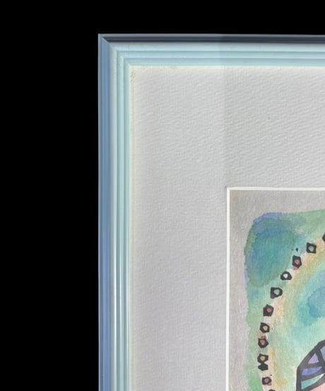 板画家 森 貘郎 木版画 印あり 額装 風景 額 壁掛 絵画 雑貨 インテリア アンティーク コレクション