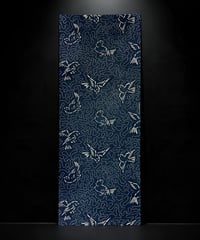 藍染 布張り 小鳥 壁掛 千鳥 雑貨 装飾品 木枠 インテリア 和柄 昭和 レトロ アンティーク