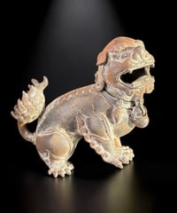 銅製 獅子 香炉 中国 唐獅子 置物 香道具 茶道具 古美術 オブジェ 金属工芸 骨董品 アンティーク