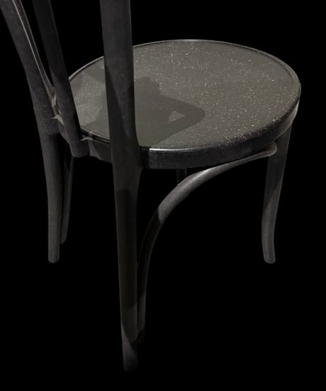 ガーデンチェア ブラック トーネットチェア 軽量 椅子 カフェチェア 樹脂製 アウトドアチェア アンティーク
