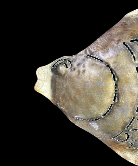 金属工芸 キャンドルホルダー 銅製 熱帯魚 蝋燭台 魚 灯火台 置物 インテリア オブジェ 骨董品 アンティーク