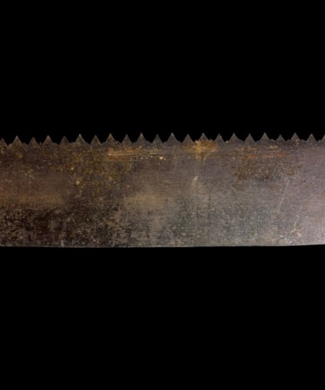 イギリス ヴィンテージ 両手引き鋸 クロスカットソー 大鋸 窓鋸 ノコギリ 古民具 装飾品 時代物 古道具 骨董品 アンティーク