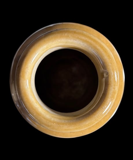 19世紀 英国 ヴィンテージ ストーンウェア ジャー ブラウン 茶壺 丸壺 陶器 古美術 時代物 イギリス 骨董品 アンティーク