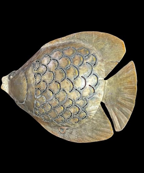 金属工芸 キャンドルホルダー 銅製 熱帯魚 蝋燭台 魚 灯火台 置物 インテリア オブジェ 骨董品 アンティーク