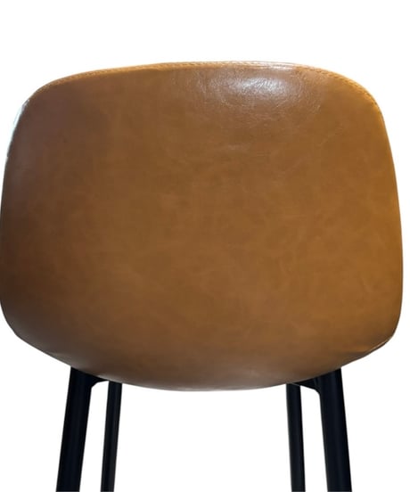 HOWARD BAR CHAIR キャメル バーチェア 鉄脚 カウンターチェア アイアン レトロ アンティーク