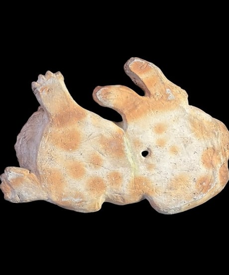 ヴィンテージ 陶器製 獅子 オブジェ 置物 ライオン 庭園 コレクション インテリア 古美術 骨董品 アンティーク