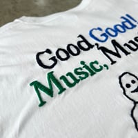 【lupus × YES】 Hand Stitch T-shirt "Good Music MAN"