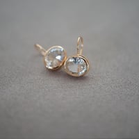 【colors】 18kgp candy pierce (ホワイトトパーズ）