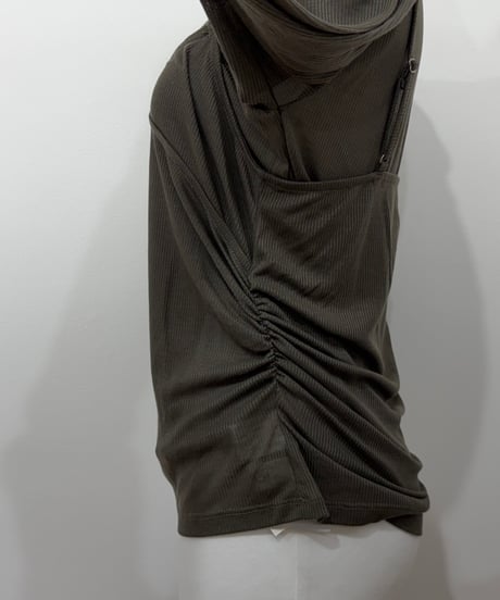 lacecuffs polo＋camiSET