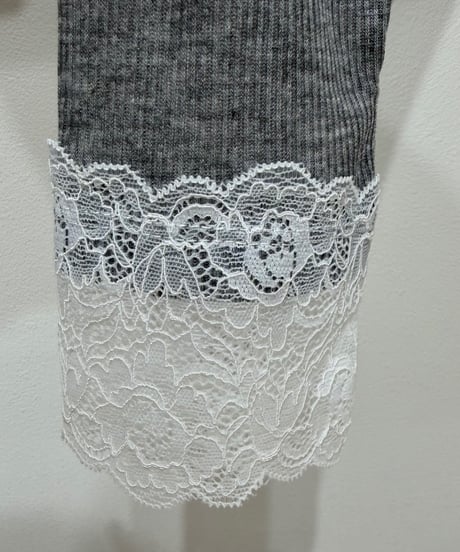lacecuffs polo＋camiSET