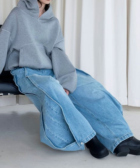 side tuck denim