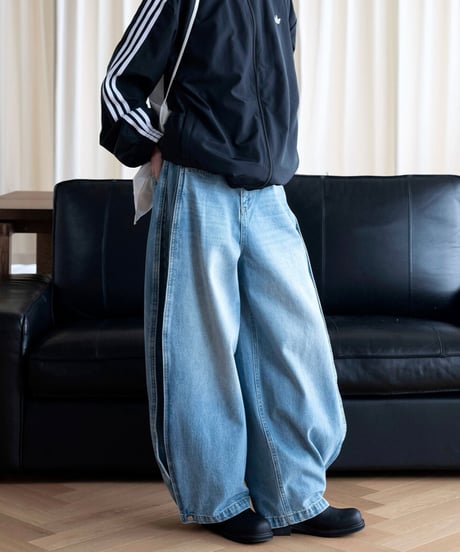 side tuck denim