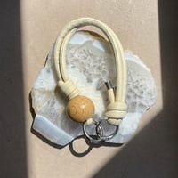 wood beads strap【Natural】Ivory