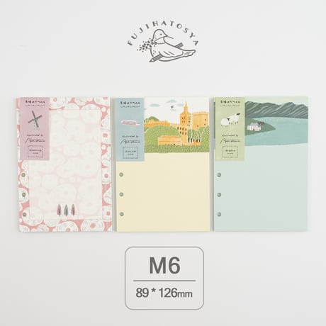 +Aya Okawa オリジナルリフィル 下敷き付き M6 全3種