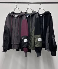 【R2603-UKP1094】 Bushed fleece hoodie (1741170)
