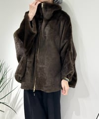 【R2603-MFP997】 Mink fur poncho（1680072）