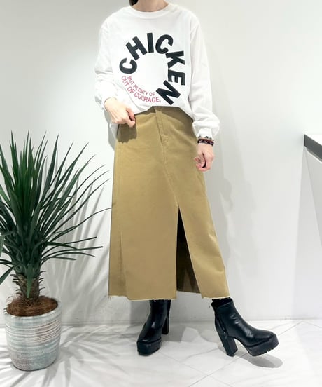 【R2603-SSL1059】 Circle long t-shirt（1741141）
