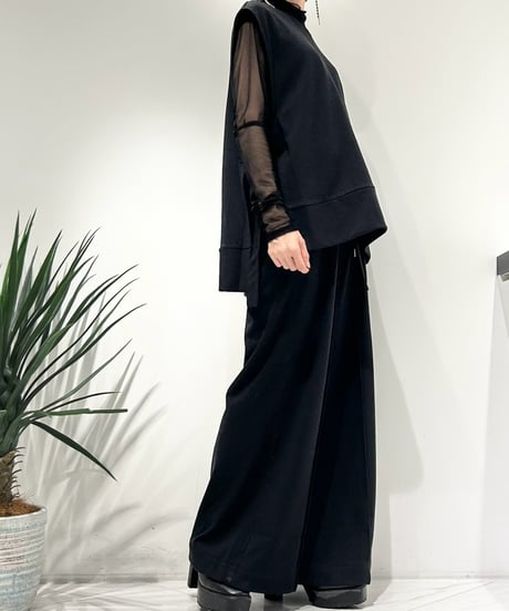 【R2603-SWP1049】 Acrylate sweat wide pants (1741134）