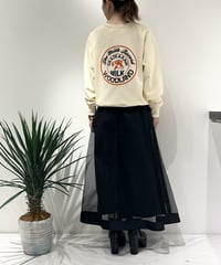 【R2603-BSS1100】 Sweatshirt with back embroidery (1741185）