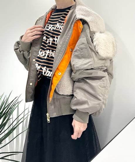 【R2603-BFB1014】 Big hoodie jacket（1680078）
