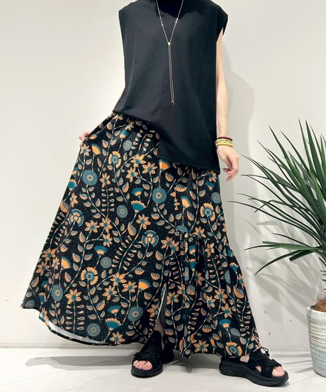 【R2603-PGS1039】 Print skirt（1741130）