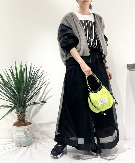 【R2603-FDB1000】  Hybrid fur blouson（1741102）