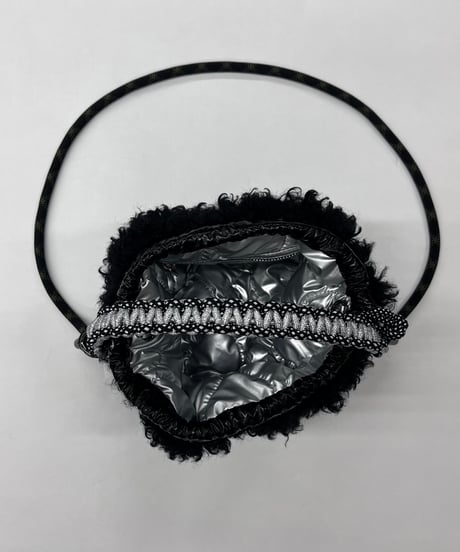 【R2603-RFQ58】 Reversible faux fur quilted bag (1741117）