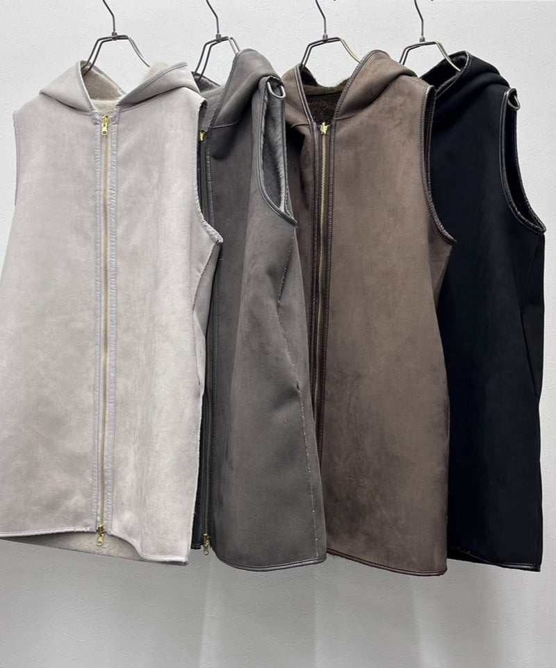 R2603-MFV999】 Mink fur vest（1680074） | RISLEY