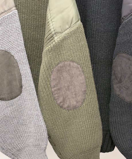 【R2603-MVN1074】 Military V-neck sweater (1741168 )