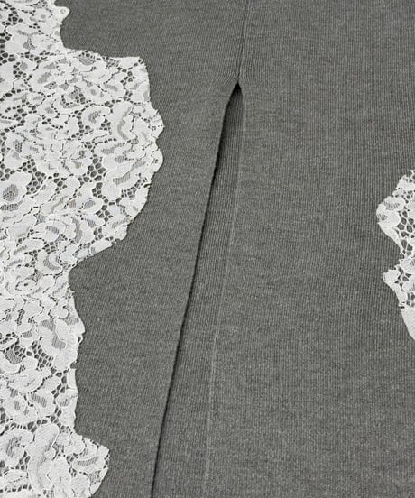 【R2603-RDS1077】 Lace panel skirt (1741178)